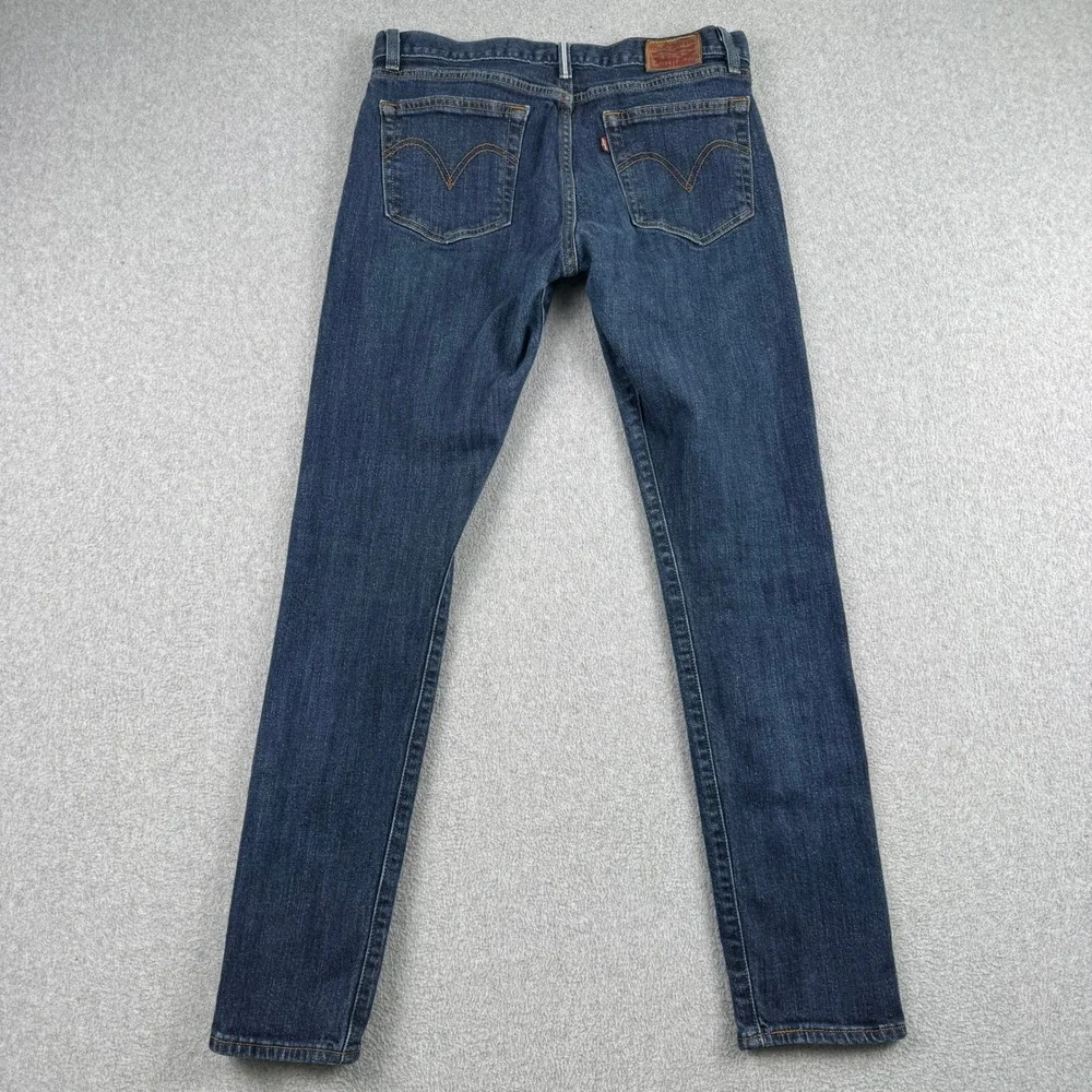 Levi's Jeans Women 29 Boyfriend Skinny Fit Blue Denim Pants